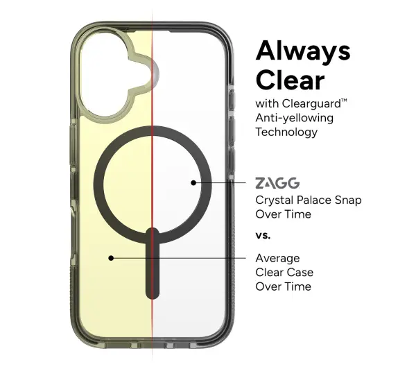 Zagg Santa Cruz Snap MagSafe do iPhone 16 Czarny