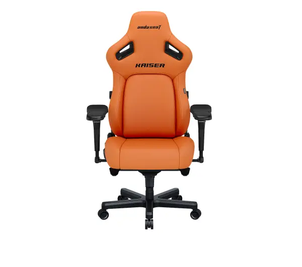 Anda Seat Kaiser 4 XL Gamingowy do 200kg Skóra Eco Pomarańczowy - Kup na Raty - RRSO 0%