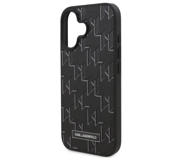 Karl Lagerfeld Hot Stamp MagSafe do iPhone 16 Czarny