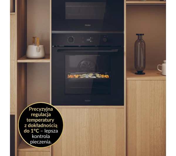 Haier ID Series 2 H6 ID23B3CTW Funkcje AI Termoobieg AirFry Zdalne sterowanie Czarny - Kup na Raty - RRSO 0%