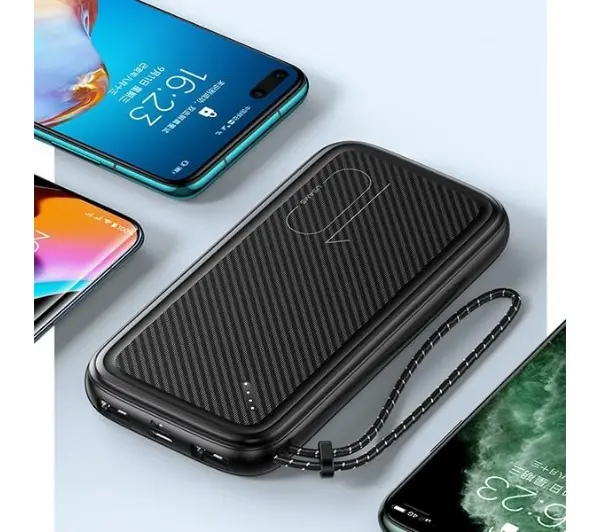 USAMS PB56 10000mAh 10W Czarny - ⚡ EURO HIT CENOWY! ⚡