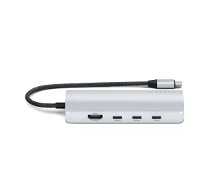 Satechi ST-P8KES USB-C Multiport Adapter 8K Srebrny - Kup na Raty - RRSO 0%