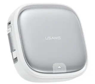 USAMS 3w1 USB-C do microUSB/USB-C/Lightning 60W Srebrny