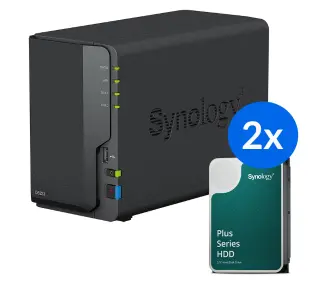 Synology DS223-24T-10-2 Czarny - Kup na Raty - RRSO 0%
