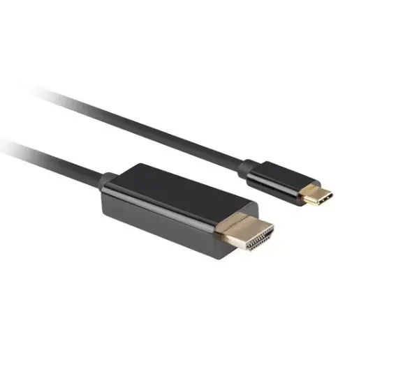 Lanberg USB-C do HDMI 4K 60Hz 1,8m Czarny