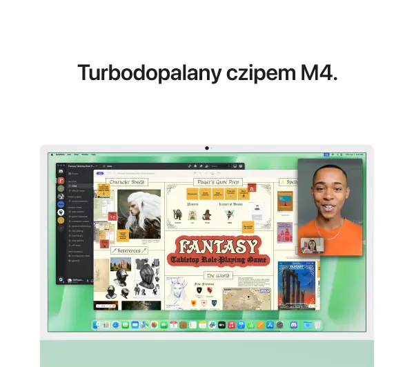 Apple iMac Retina 4.5K M4 10-rdzeni 23,5" 16GB RAM 512GB Dysk SSD macOS Zielony - Kup na Raty - RRSO 0%