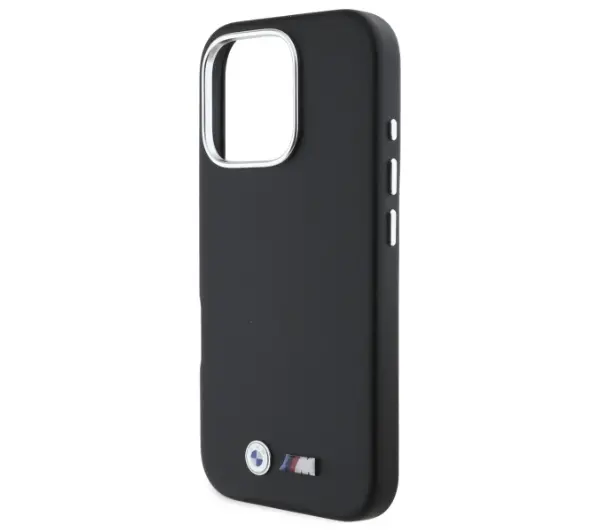 BMW M Smooth Full Wrapped Metal do iPhone 16 Pro Czarny