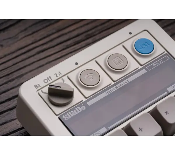 8BitDo Retro 18 Numpad M Edition Biały