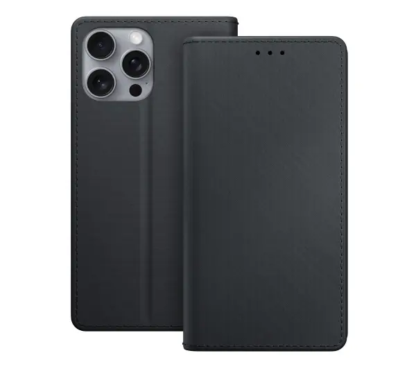 3mk Wallet Case do iPhone 16 Pro Czarny
