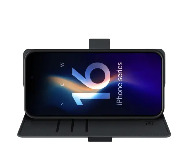 3mk Wallet Case do iPhone 16 Pro Czarny