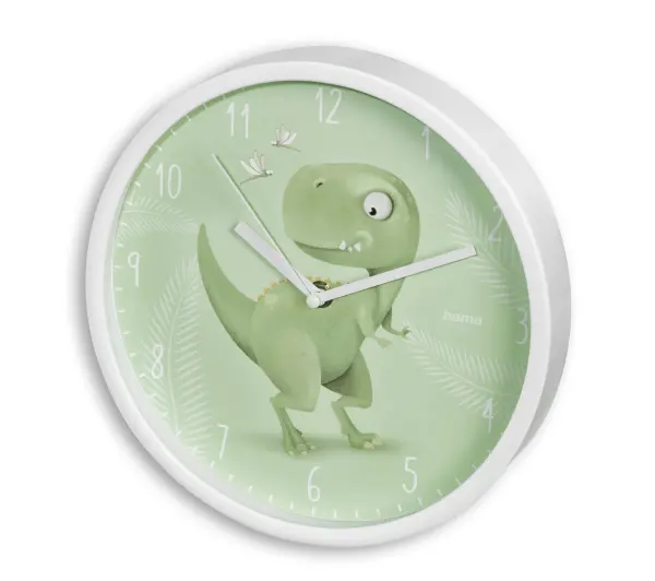 Hama ZEGAR ŚCIENNY DZIECIĘCY CEBU DINO 25 cm