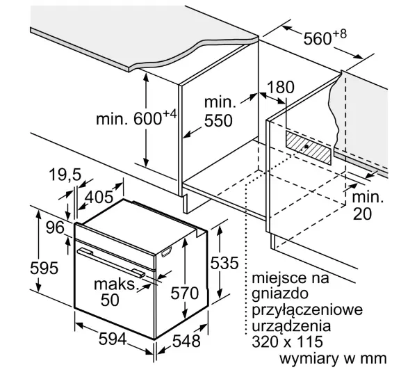 Bosch Serie 6 HRG578CB7 Funkcje AI Termoobieg AirFry Termosonda Zdalne sterowanie Czarny - Kup na Raty - RRSO 0%