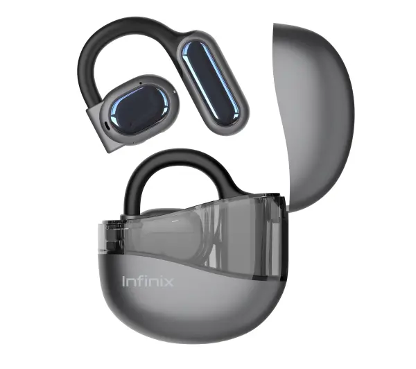 Infinix XBuds 3 Loop XEOE01 Douszne Bluetooth 5.3 Funkcje AI Szary