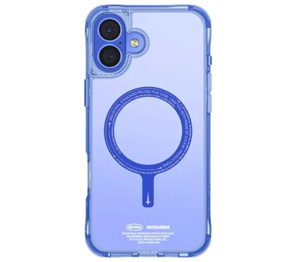 Skinarma Magnetic Charging do iPhone 16 Plus Niebieski