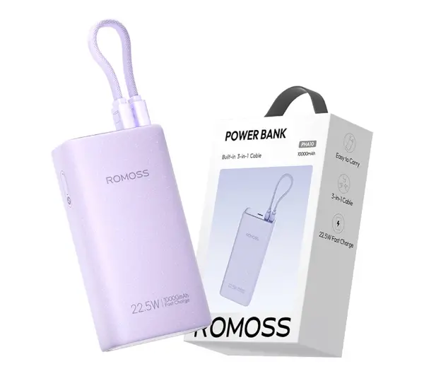 Romoss PHA10 10000mAh 22,5W Fioletowy