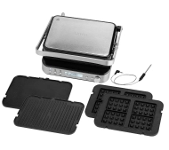 Raven EGE005 Pro Termosonda Rozkładany 3w1 Płyty do gofrów 2000W