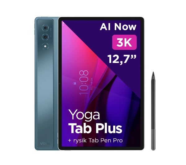 Lenovo Yoga Tab Plus 12,7" TB520FU 16/256GB Zielony Wi-Fi + Rysik