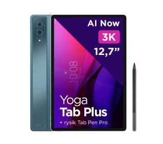 Lenovo Yoga Tab Plus 12,7" TB520FU 16/256GB Zielony Wi-Fi + Rysik - Kup na Raty - RRSO 0%
