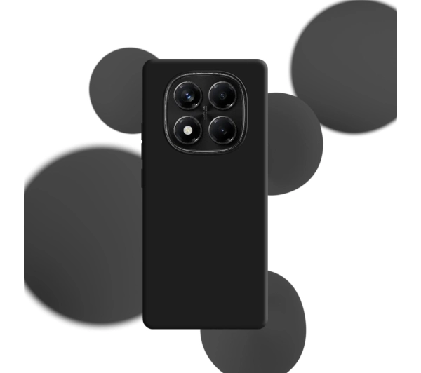 3mk Silicone Case do Redmi Note 14 Pro Czarny