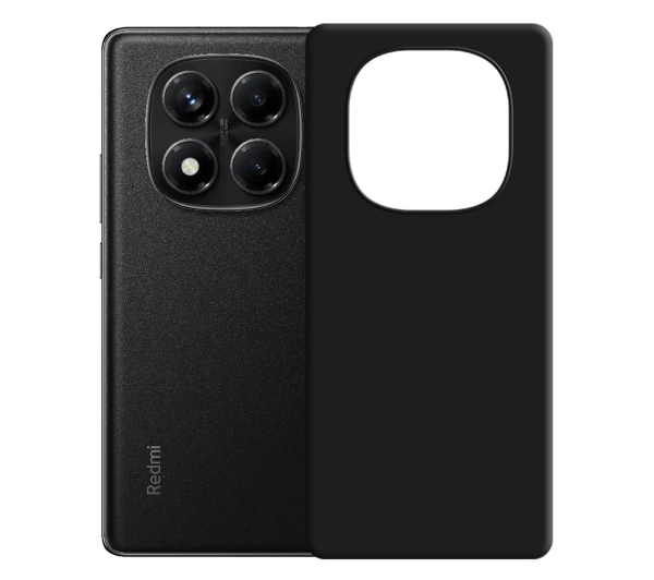 3mk Silicone Case do Redmi Note 14 Pro Czarny