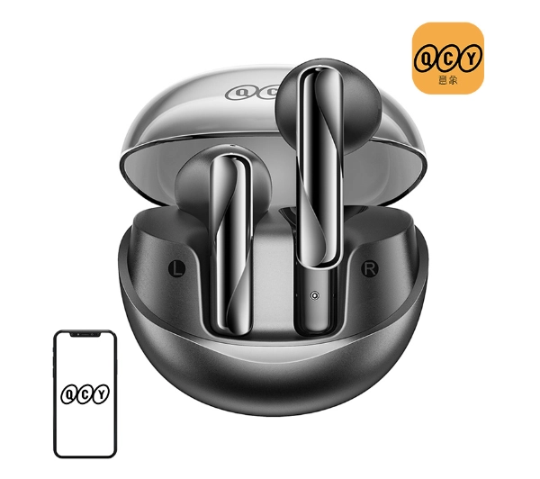 QCY AilyBuds Clear T32 Douszne Bluetooth 5.3 Czarny
