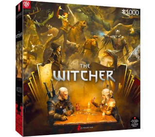 Good Loot The Witcher (Wiedźmin) Playing Gwent Gaming Puzzle 1000 elementów
