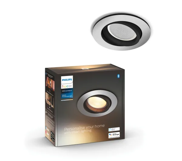 Inteligentne oświetlenie - Philips Hue White Ambiance Milliskin 1szt. Srebrny