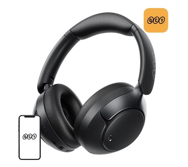 QCY H3 Pro ANC Nauszne Bluetooth 5.4 Funkcje AI Czarny
