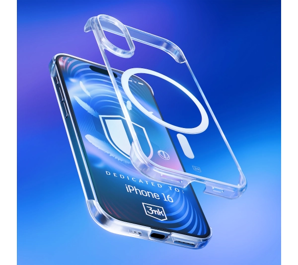 3mk Just20g Case do iPhone 16 Przezroczysty