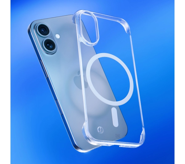 3mk Just20g Case do iPhone 16 Przezroczysty