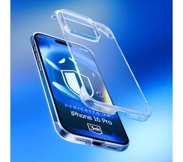 3mk Just20g Clear Case do iPhone 16 Pro Przezroczysty