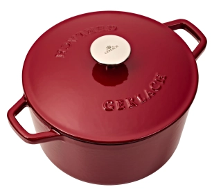 Gerlach Natur Iron Indukcja Żeliwo 3l Bordowy - Kup na Raty - RRSO 0%