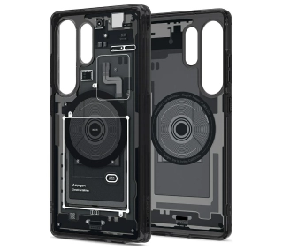 Spigen Ultra Hybrid Mag MagSafe do Galaxy S25 Ultra Czarny