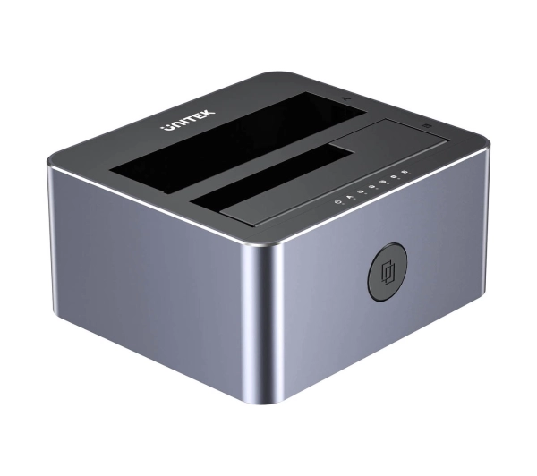 Unitek Y-3027GY01-EU do Dysków 2 x SATA 2,5''/3,5'' USB-C 10Gbps Szary
