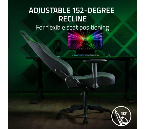 Razer Iskur V2 X Fabric Gamingowy do 136kg Tkanina Czarny - Kup na Raty - RRSO 0%