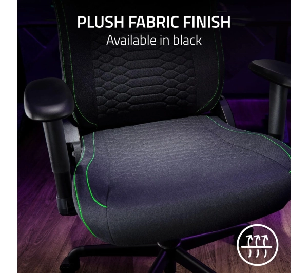 Razer Iskur V2 X Fabric Gamingowy do 136kg Tkanina Czarny - Kup na Raty - RRSO 0%