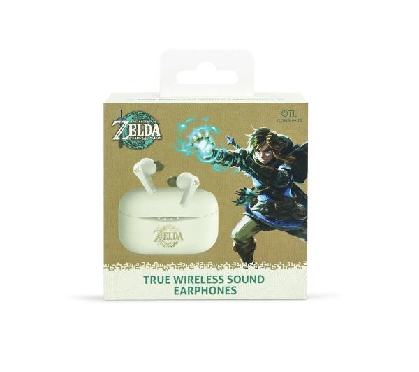 OTL Technologies The Legend of Zelda: TOTK TWS Earphones Dla Dzieci Dokanałowe Bluetooth 5.3 Beżowy - ⚡ EURO HIT CENOWY! ⚡