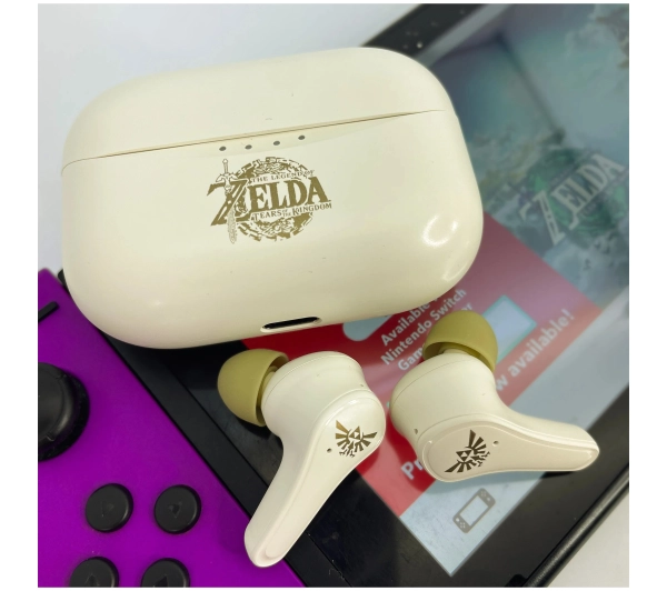 OTL Technologies The Legend of Zelda: TOTK TWS Earphones Dla Dzieci Dokanałowe Bluetooth 5.3 Beżowy - ⚡ EURO HIT CENOWY! ⚡