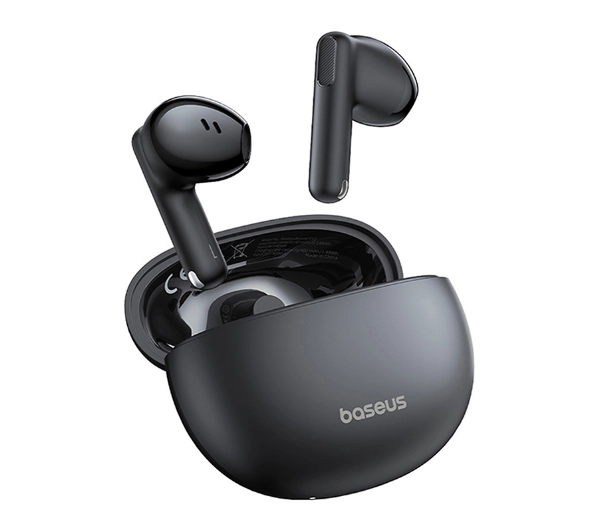 Baseus Bowie E12 Douszne Bluetooth 5.3 Czarny