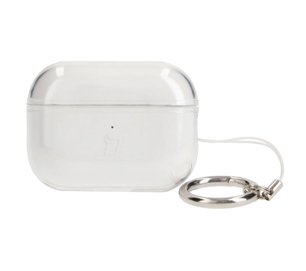 Bizon Elastyczne z karabińczykiem do Airpods Pro 2 Przezroczysty