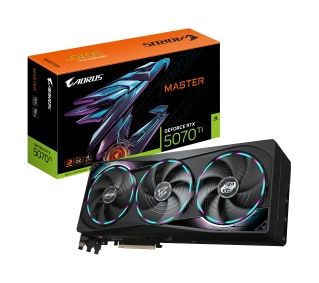 Gigabyte GeForce RTX 5070 Ti MASTER 16GB GDDR7 256bit DLSS 4 - Kup na Raty - RRSO 0%