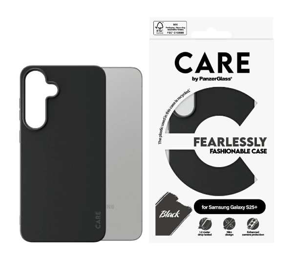 PanzerGlass CARE by Fashion do Samsung Galaxy S25+ Czarny