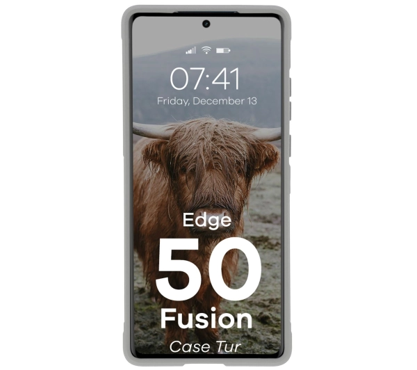 Bizon Tur do Motorola Edge 50 Fusion Light Grey