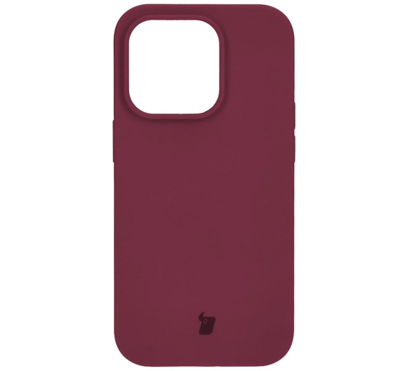 Bizon Silikonowe Soft do iPhone 15 Pro Ciemno-fioletowy