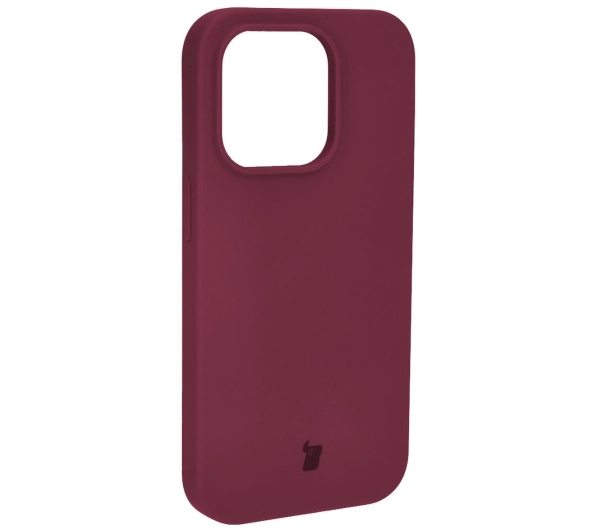 Bizon Silikonowe Soft do iPhone 15 Pro Ciemno-fioletowy