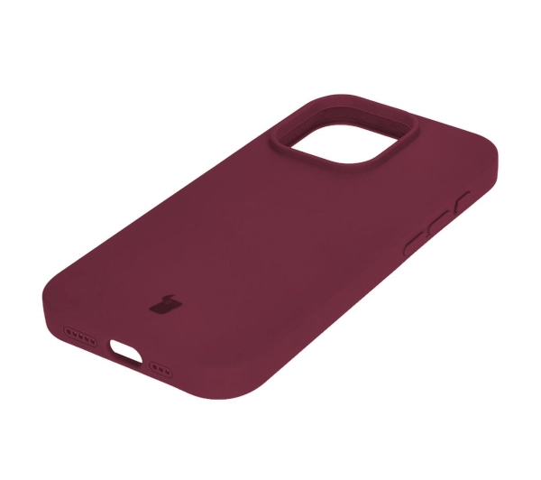 Bizon Silikonowe Soft do iPhone 15 Pro Ciemno-fioletowy