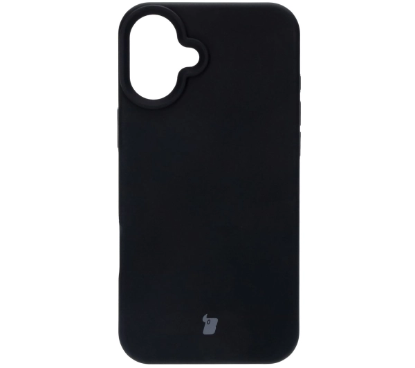 Bizon Silikonowe Soft do iPhone 16 Plus Czarny