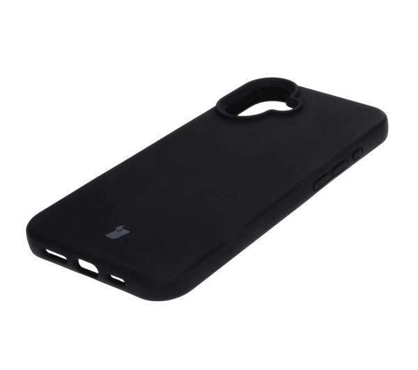Bizon Silikonowe Soft do iPhone 16 Plus Czarny