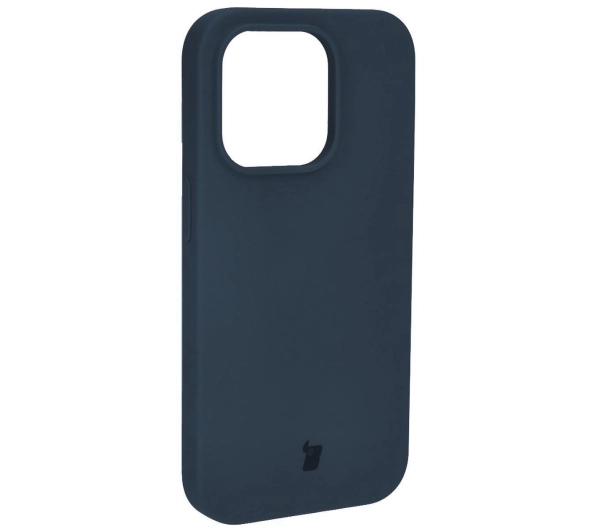Bizon Silikonowe Soft do iPhone 14 Pro Ciemno-niebieski