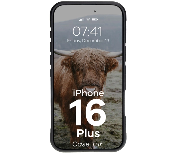 Bizon Tur do iPhone 16 Plus Black